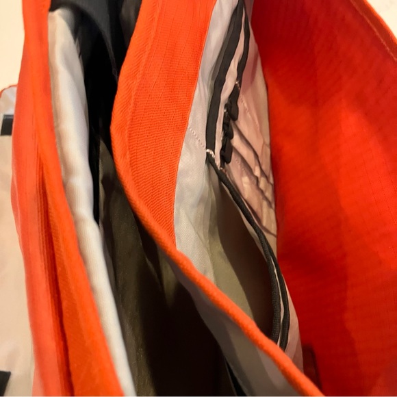 Lands' End Orange Messenger Laptop Briefcase Bag - Picture 13 of 16